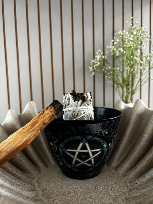 Smudge Bowl with Pentagram
