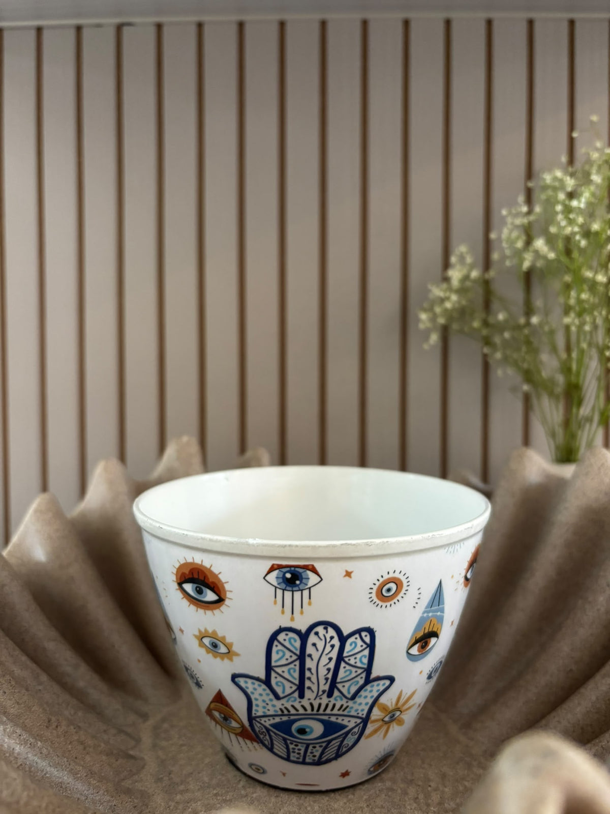 Smudge Bowl with Hand of Fatima
