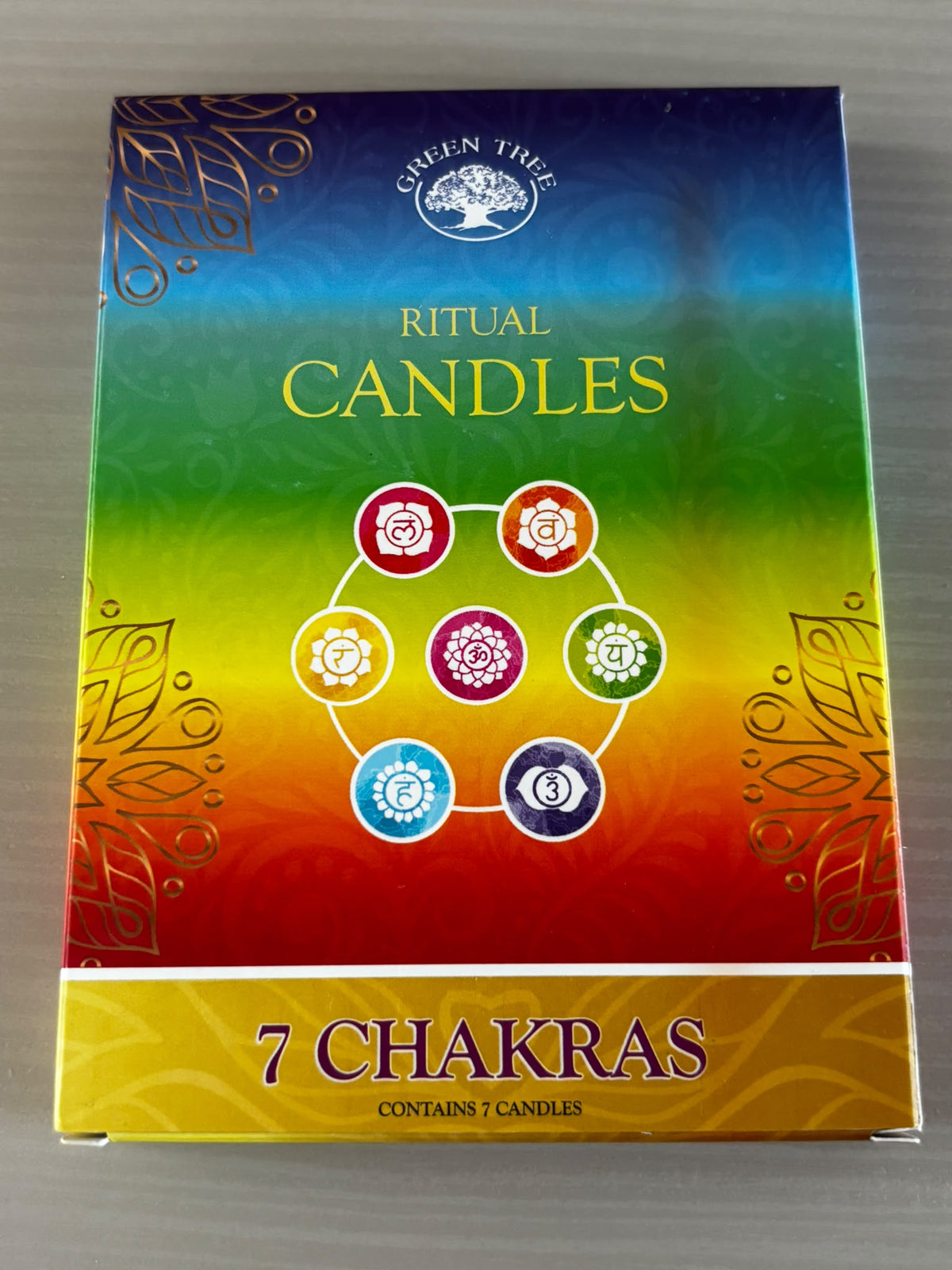 7 Chakra Candle Set: Seven Colors for Balance, Meditation & Intention
